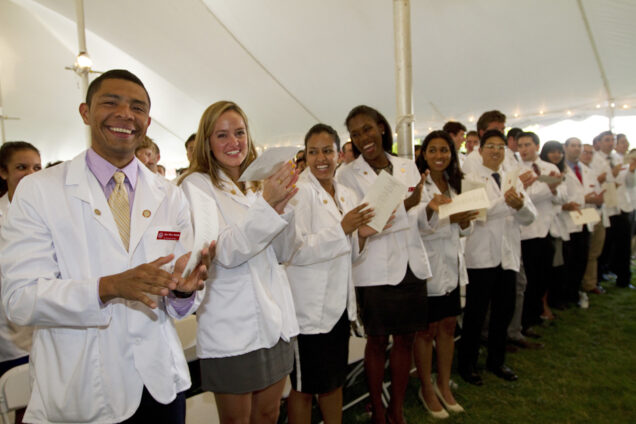 Boston University School of Medicine BUSM Class of 2016 White Coat Ceremony