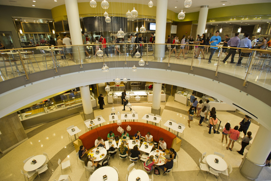 Boston University Center for Student Services, Fresh Food Company at Marciano Commons dining hall
