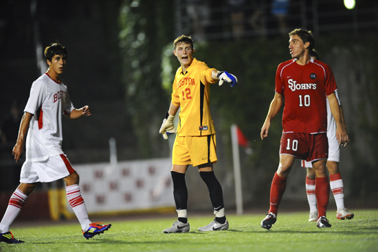 Nick Thompson, goalkeeper Boston University BU Terriers men's soccer