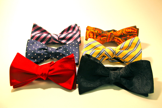 six OoOtie bow ties, neckwear fashion