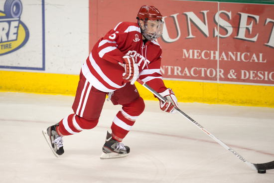 Boston University BU, Matthew Grzelcyk, men's hockey althetics, 2012 drafted by Bruins, Hockey East, Agganis Arena