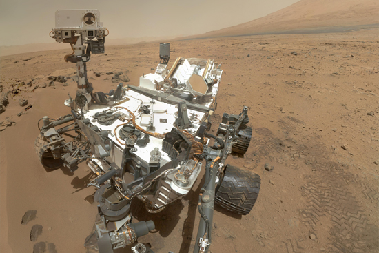 Curiosity rover on planet Mars, NASA Jet Propulsion Laboratory