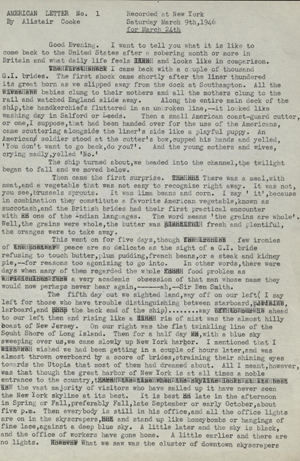 Boston University BU, Alistair Cooke, Masterpiece Theatre, Letter from America, manuscript archive BUs Howard Gotlieb Archival Research Center HGARC, BBC BU collaboration