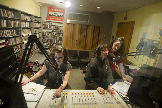 WTBU Alphabet Soup radio show, Kayleigh Dunn, Claire McKinley, Talia Leonard, college radio station of the year, Boston University student radio station