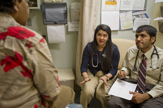 Raagini Jawa and Sai Konda, Boston Healthcare for the Homeless, Homeless Health Immersion Experience, Boston University School of Medicine MED