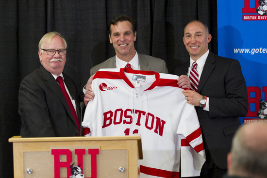 Boston University BU, mens hockey coach David Quinn