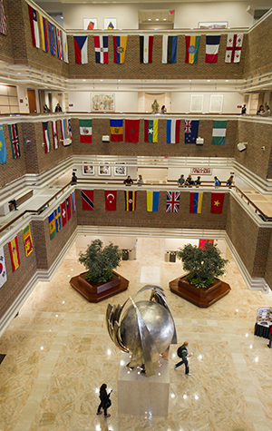 School of Management flags Boston University BU, School of Management SMG, Bloomberg Businessweek ranking