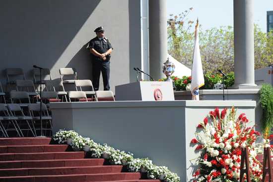 Boston University BU, commencement security, Nickerson Field, restrictions