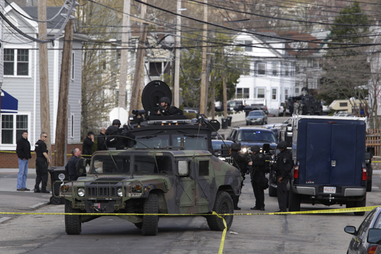 Boston University Police Department BUPD, marathon bombing, Watertown, Boston lockdown