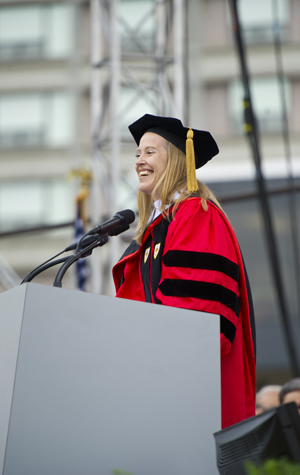 Wendy Kopp, Teach For America, Honorary Degree, Boston University 140th Commencement Ceremony