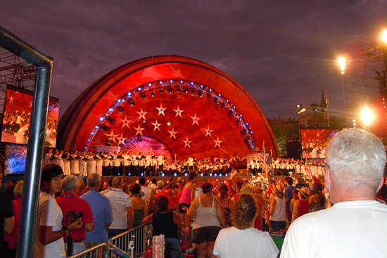 Boston University BU, things to do July 4, Boston Pops Charles River Hatchshell