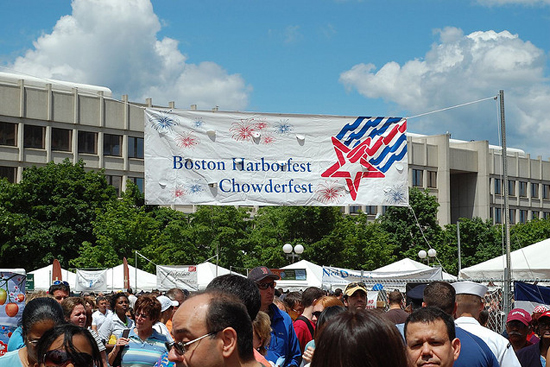 Boston University BU, things to do July 4, Boston Harborfest, Chowderfest
