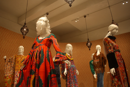Hippie Chic fashion history exhibition, Museum of Fine Arts MFA, Boston University BU, things to do in Boston