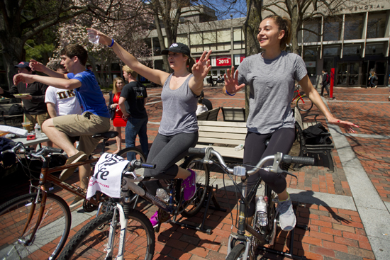 Cycle for Life Philanthropy, Marsh Plaza Greek Life, Cycle for Life Philanthropy, Leukemia, Lymphoma and Melanoma donation