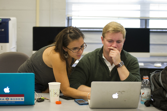 Boston University BU News Service, editor Honah Liles, budget editor Patrick Thomas