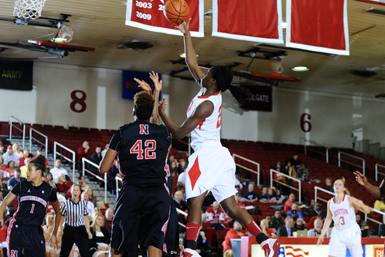 Boston University BU, athletics, terriers, basketball, Tricaptain Rashidat Agboola