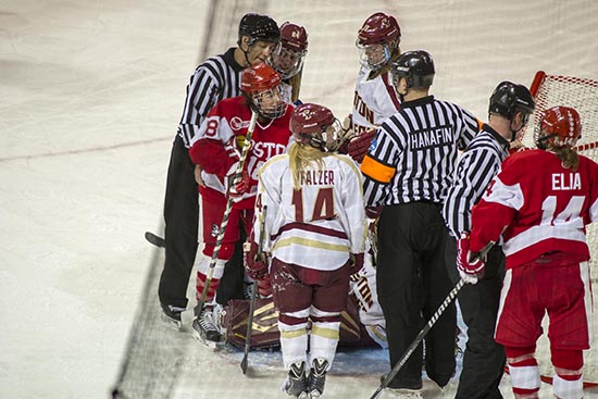 BU vs BC, Women's Beanpot Tournament Semi-Final 2014