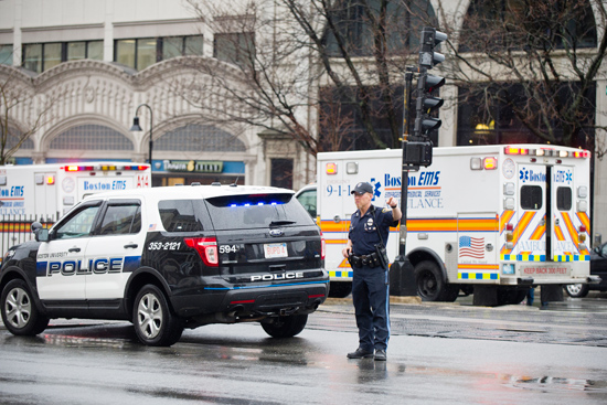 Commonwealth Car Accident, April 23, 2014, Boston University student hit by car on Comm Ave