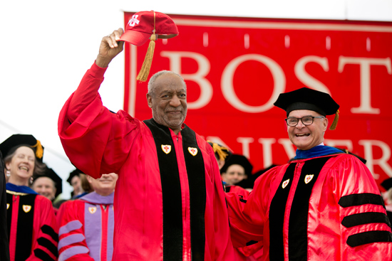 Bill Cosby receives honorary degree, 141st Boston University Commencement, Class of 2014