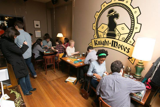 entertainment near Boston University BU, Brookline, Knight Moves Board Game Cafe