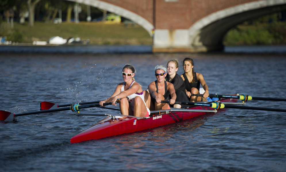 Boston University BU, womens crew, BU athletics, rowing, Kelly Wegnery, Kerri Wegner, 50 annual Head of the Charles, Head of the Charles, Regatta, Salley Rippletoe