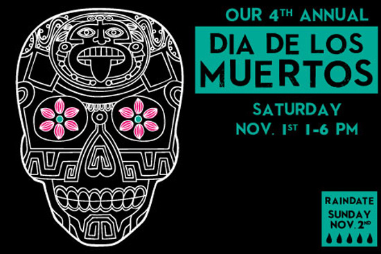 Honor the dearly departed at Taza Chocolate’s annual Dia de Los Muertos block party, featuring live music, food trucks, face painting, and free chocolate. Photo courtesy of Taza Chocolate