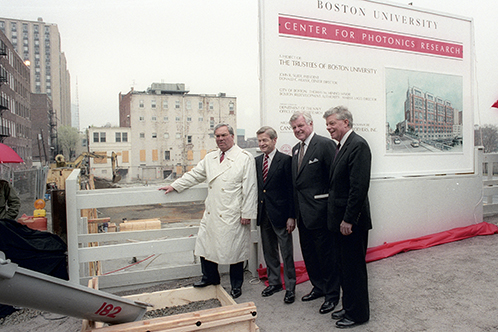 Photonics, Mayor Thomas Menino, President Emeretis John R. Silber