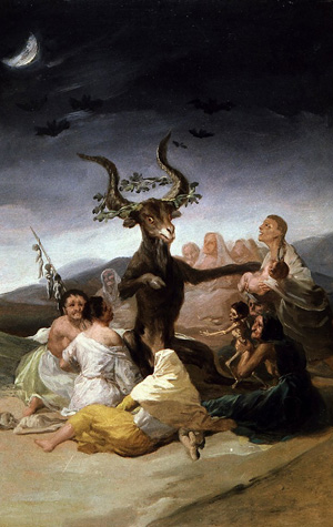 Witches’ Sabbath by Francisco Goya is just one of the eerie works featured during the Museum of Fine Arts’ College Night: MFA After Dark. The painting is part of the museum’s current show, Goya: Order and Disorder. Photo courtesy of the Museum of Fine Arts