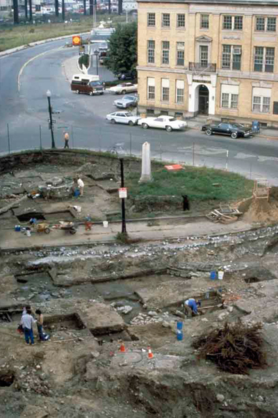Three Cranes Tavern, Boston archaeology, Joe Bagley, Boston City Archaeology Lab
