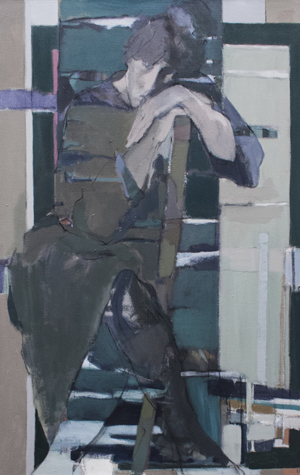 Passage (1993), acrylic on canvas by Liz Gribin (CFA’56).