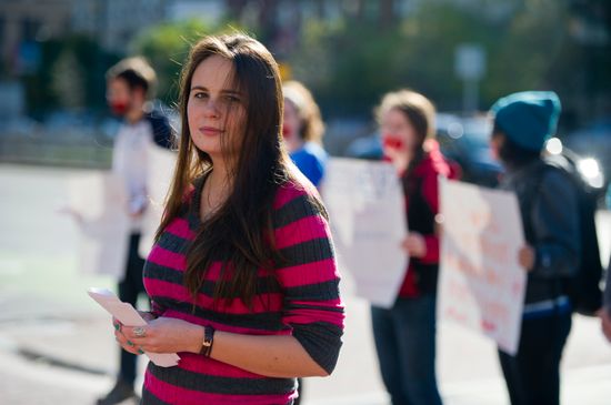 Sylvia Olejnik, BU Studnets For Life, Marsh Plaza