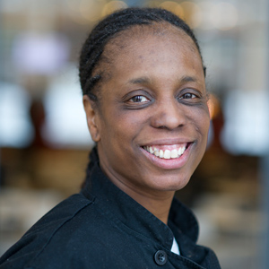 Stacey Murray, food runner, Marciano Commons at Boston University