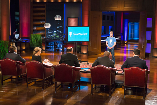 Patrick Ambron makes a pitch on Shark Tank