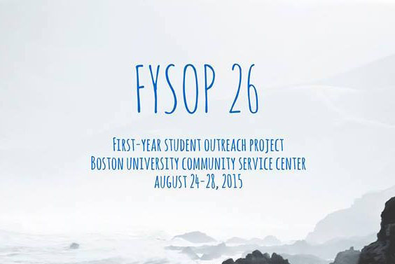 Boston University FYSOP 26
