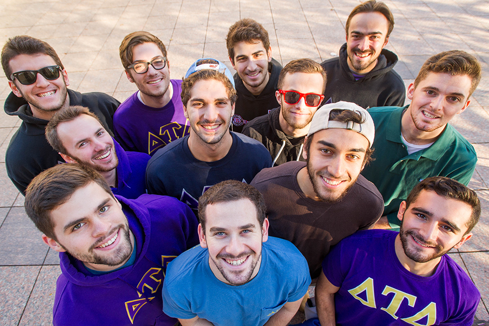 The BU Delts' have been letting their beards grow as part of the BU Delts' No-Shave November campaign. Their campaign is a part of a philanthropy event put on by a national charity organization called No-Shave November. The goal is to raise money for cancer research, aid, and prevention. Photo by Cydney Scott