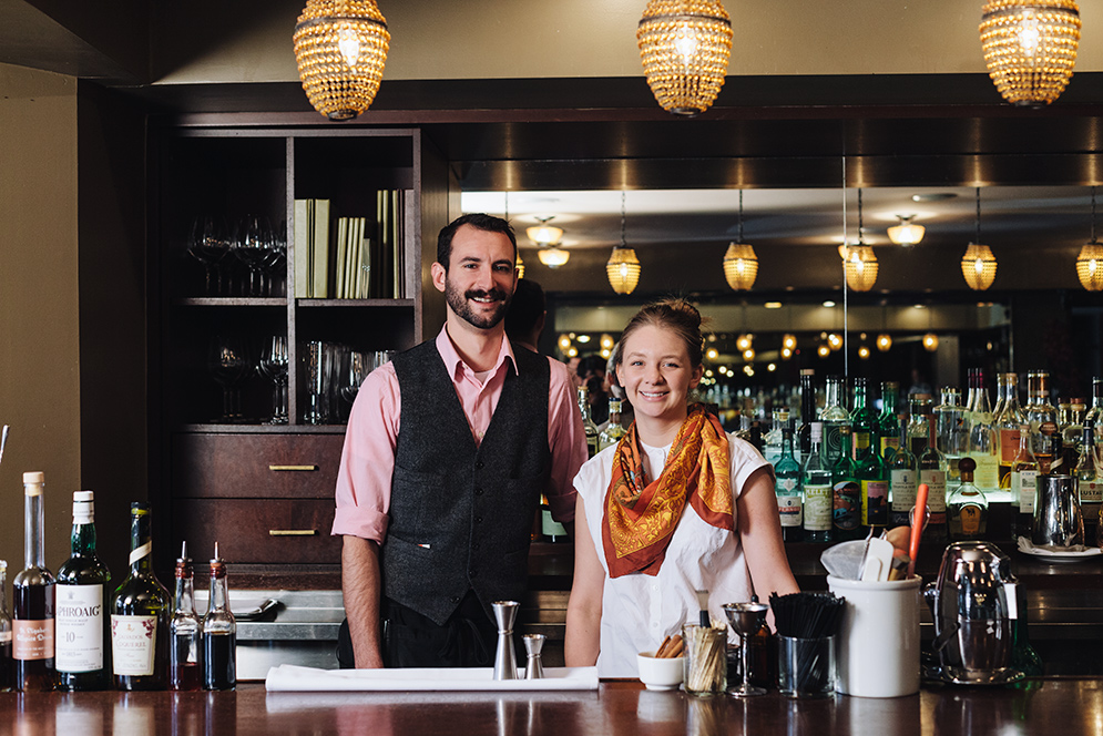 Boston Bartenders Ryan Lotz and Meghan Powers at No 9 Park