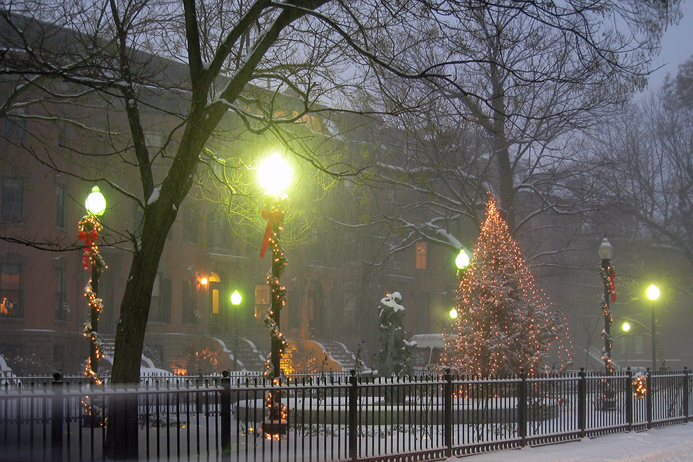 Boston at Christmastime