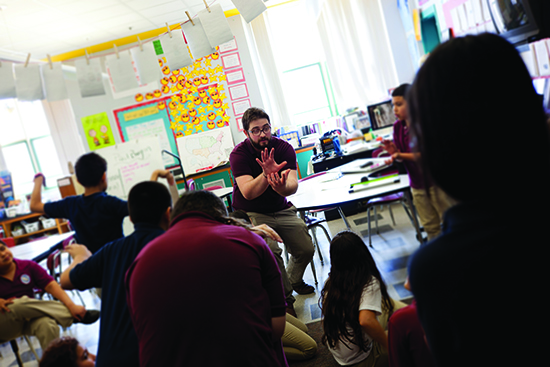 Dore says that any time his students have “the opportunity to reset, take a break, or just shake it out a little bit and get their mind back where it needs to be…it benefits everyone.”