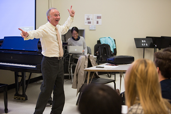 Jeremy Yudkin, CFA Professor and head of the BU Beethoven research center