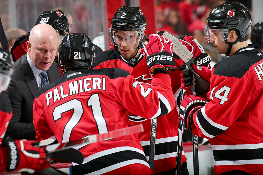 who is the coach of the new jersey devils