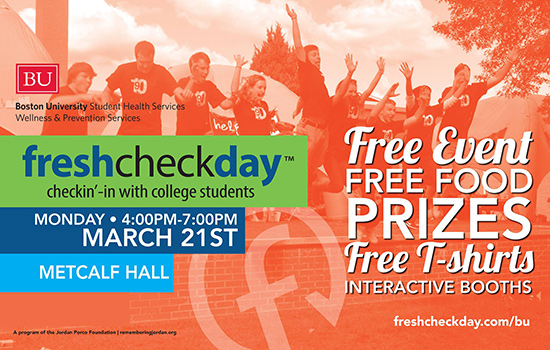 Boston University Fresh Check Day 2016