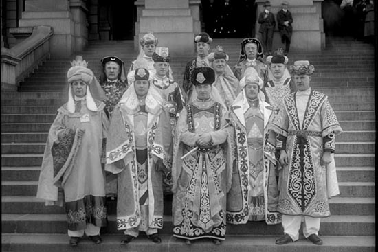 El Jebel Shriners in Robes