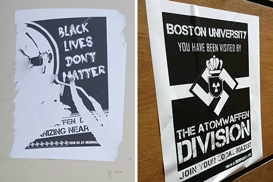 Hate Posters on Campus Boston University