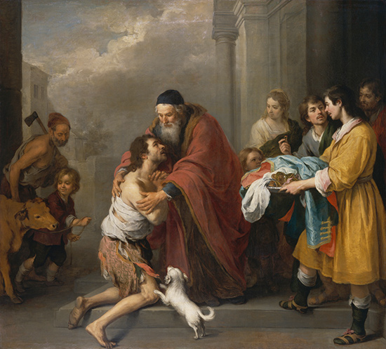 The Return of the Prodigal Son, 1667/1670, oil on canvas, by Bartolomé Esteban Murillo