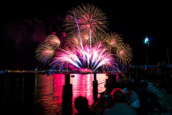 Celebrate the end of summer with a Labor Day fireworks display on Saturday. Photo by Flickr Contributor Tom Berrigan