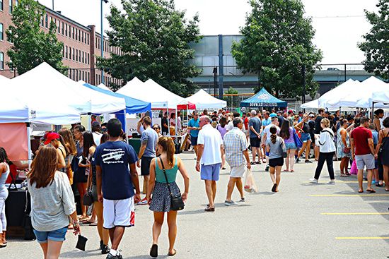 SoWa, open market where fresh seasonal fruits and vegetables as well as specialty food items, unique arts and crafts are sold.