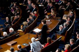 Republican Cathy McMorris Rodgers speaks in the US House of Representatives