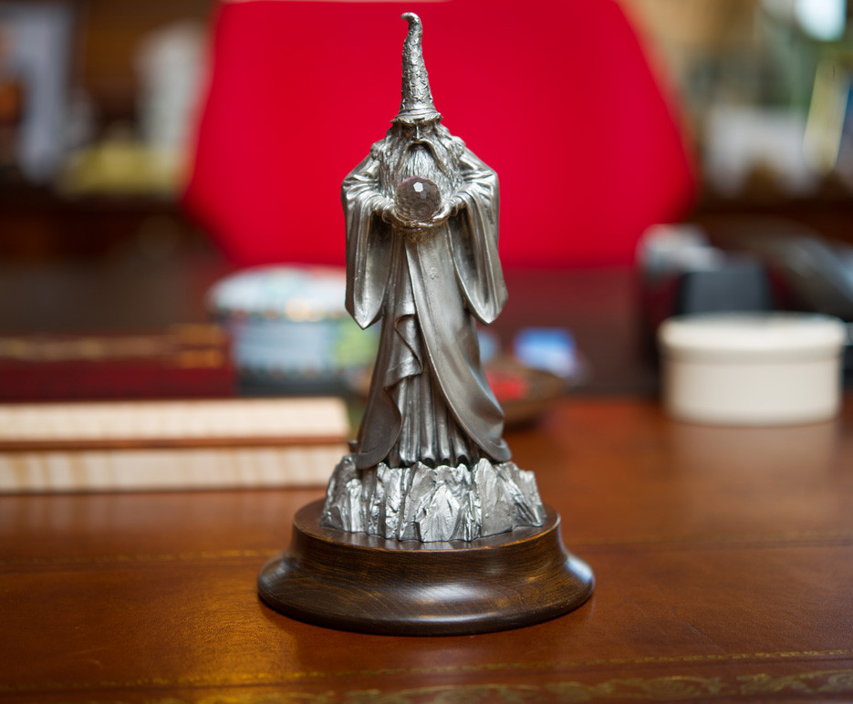 Merlin statue