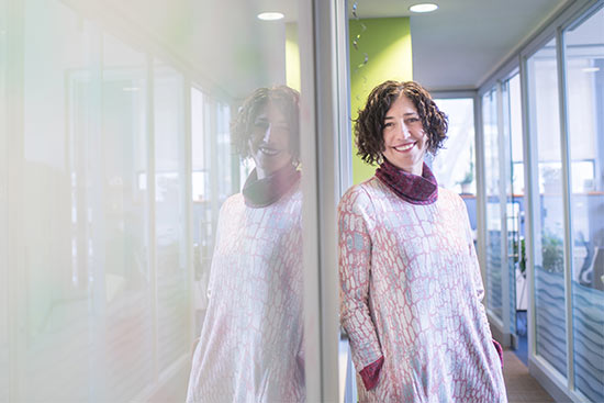 Portrait of Ziba Cranmer who leads BU Spark! the new in-house incubator for student technology projects at the Hariri Institute for Computing and Computational Science & Engineering