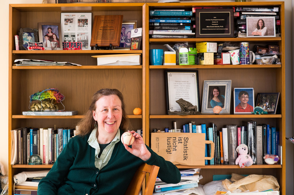 Alice Cronin-Golomb, CAS professor of psychological and brain sciences, in her office